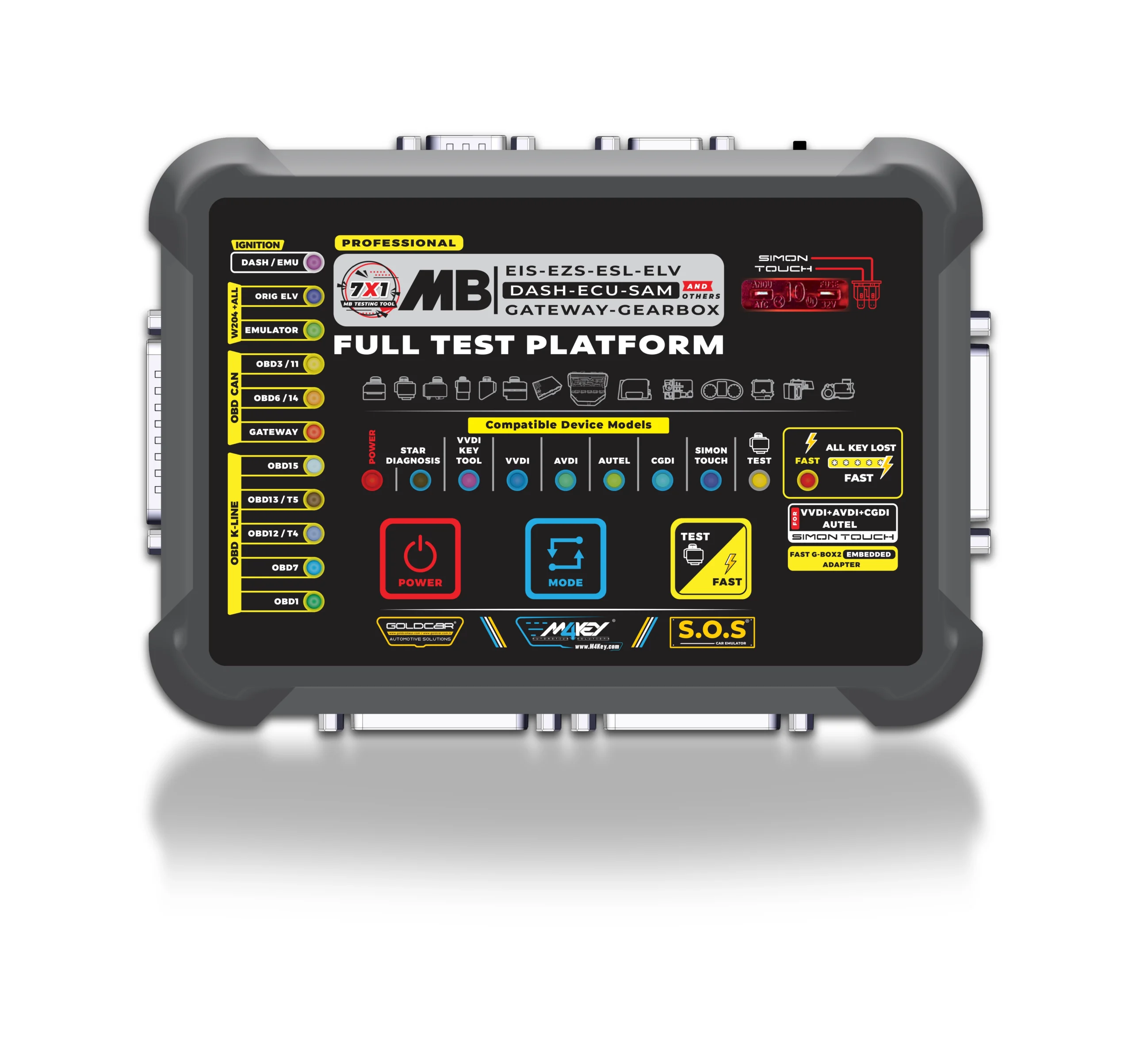 New 7-in-1 Professional MB Full Test Platform for Mercedes-Benz diagnostics and key programming.