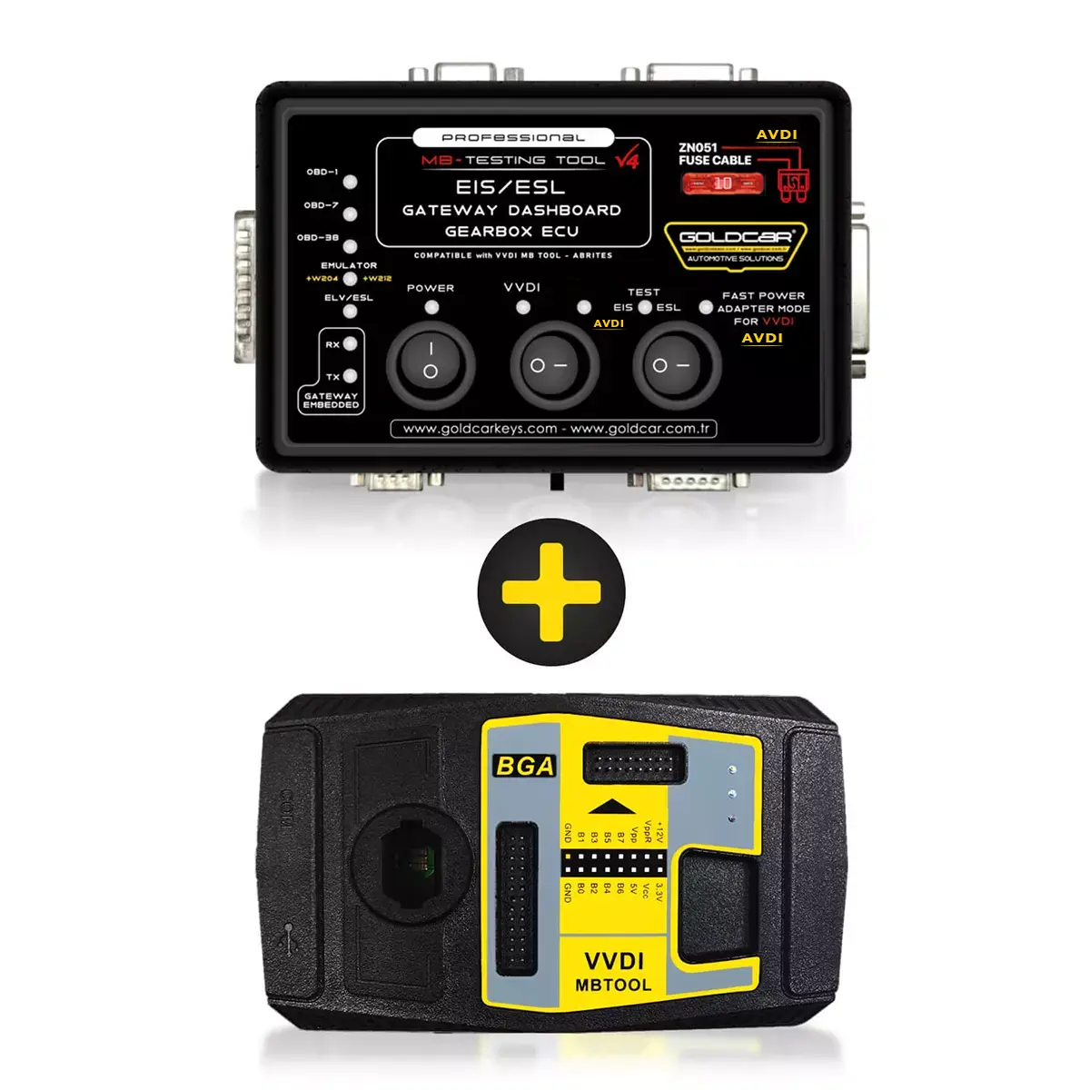 VVDI MB BGA Tool For MB Key Programmer & Professional EIS ESL Gateway Testing Tool FULL Kit Free Express Shipping